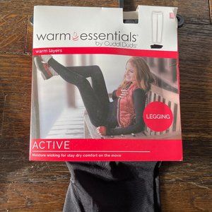 Cuddl Duds Active Leggings - New in Packaging - Black, Large